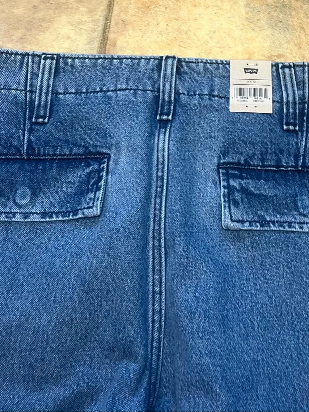 Levi's Blue XX Cargo Denim Pants with Utility Pockets 31x32